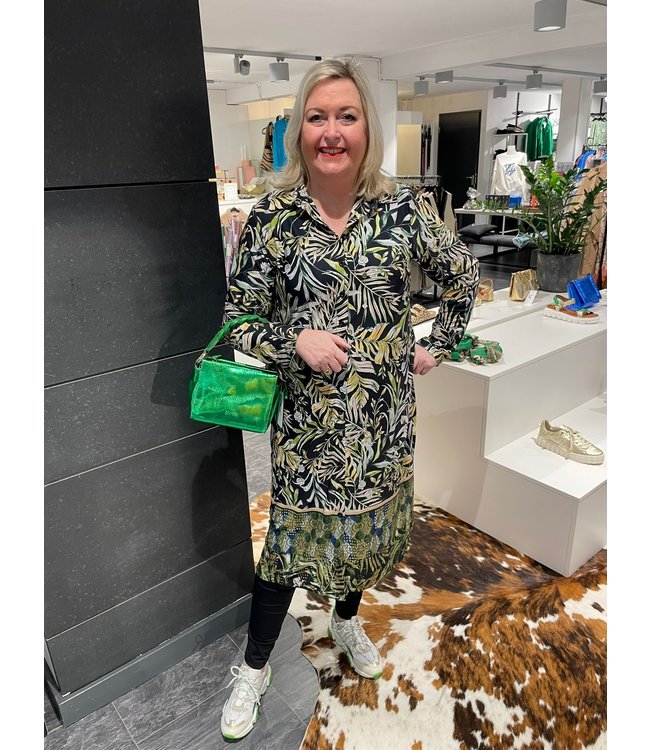 DWRS Label Molise Metallic Bag Green