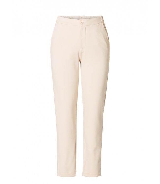 Base Level Curvy Yoella Beige Pants