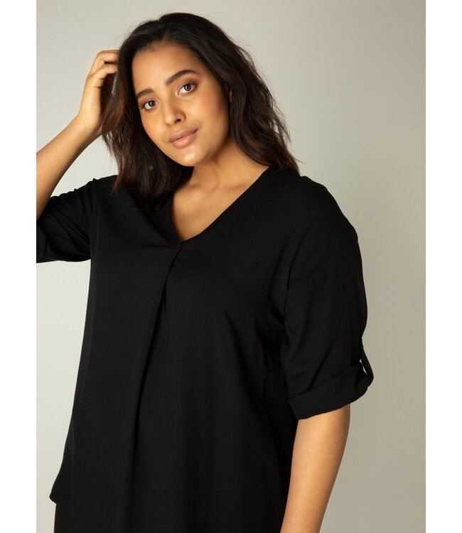 Base Level Curvy Airene Blouse
