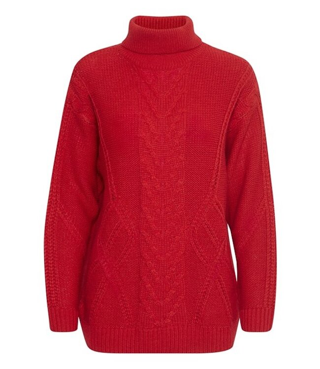 B.Young Otinka Cable Pullover Goji Berry