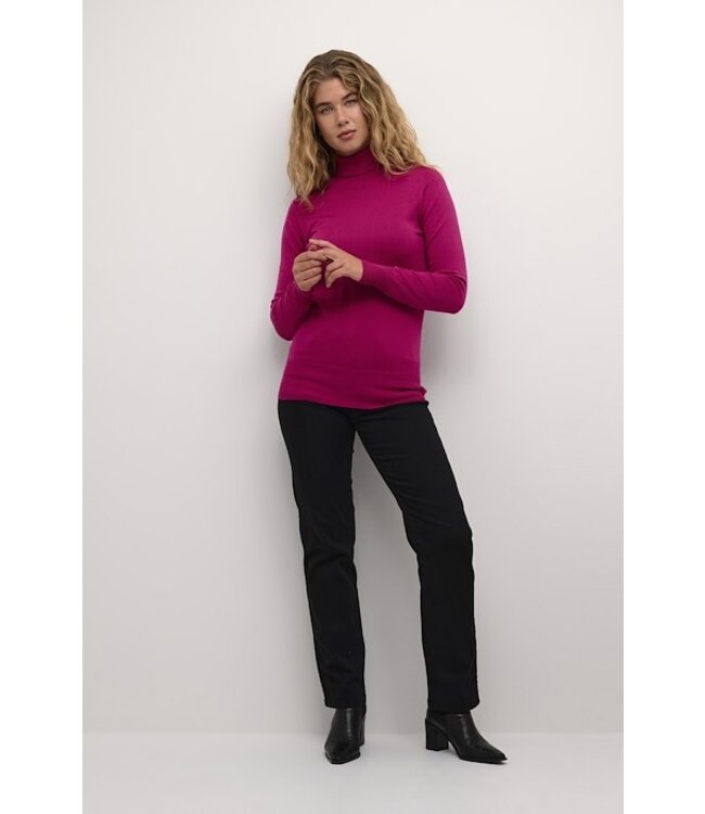Kaffe Astrid Roll Neck Fuchsia