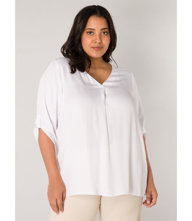 Base Level Curvy Yanina Blouse