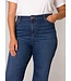 Base Level Curvy Yvana Flared Jeans Mid Blue