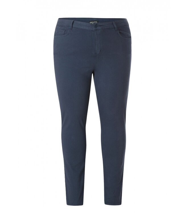 Base Level Curvy Mella Jeans Deep Blue