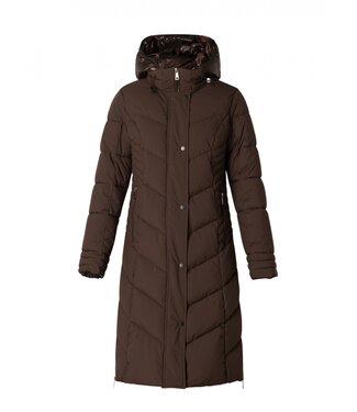 Yesta Yesta Nibel Coat Chocolate Brown