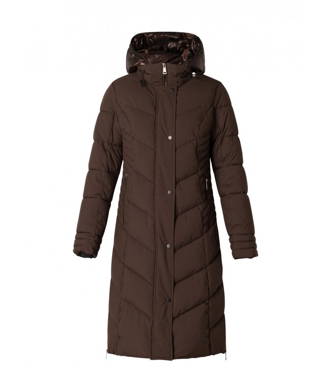 Yesta Nibel Coat Chocolate Brown