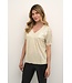 Kaffe  Sand Silver Sequins Blousetop