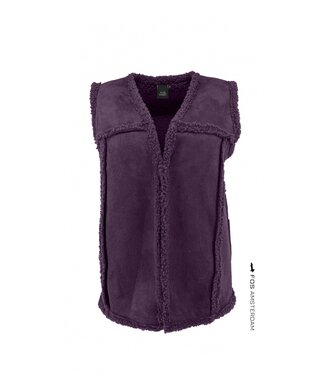 Fos Amsterdam Fos Amsterdam Lana Gilet Purple