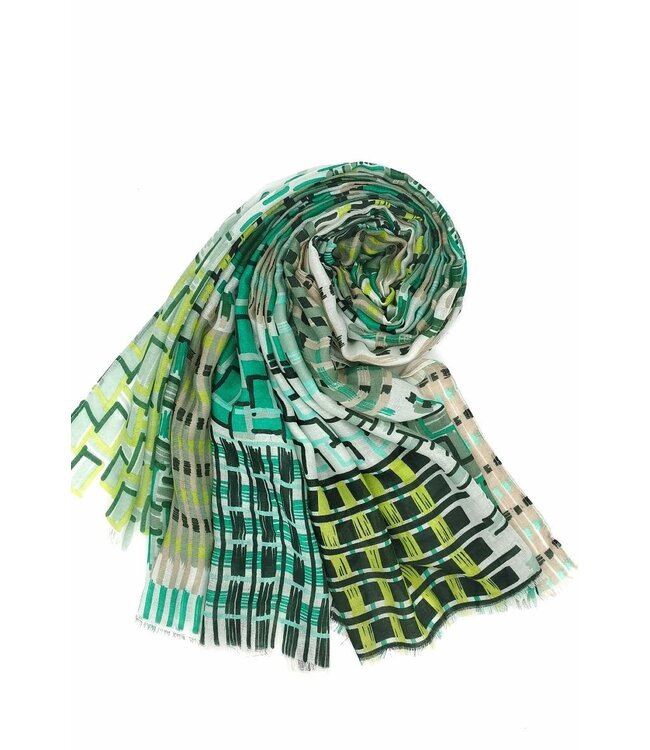 Retro Green Scarf