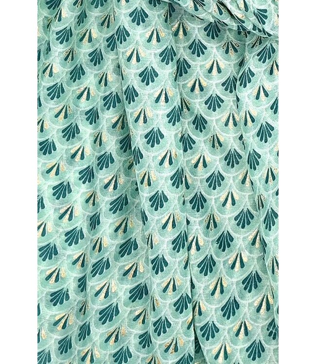 Sparkling Green Scarf