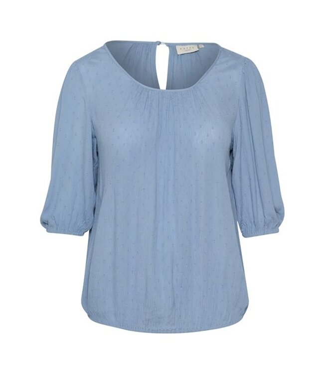 Kaffe Curve Wilina Blouse Faded Denim