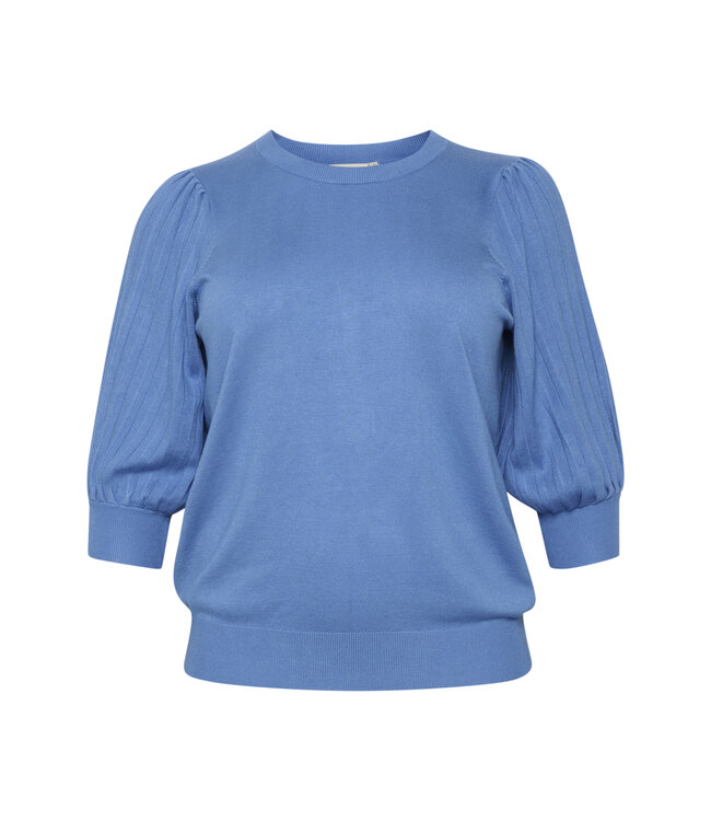 Kaffe Curve Loni 3/4 Sleeve Pullover Ultramarine