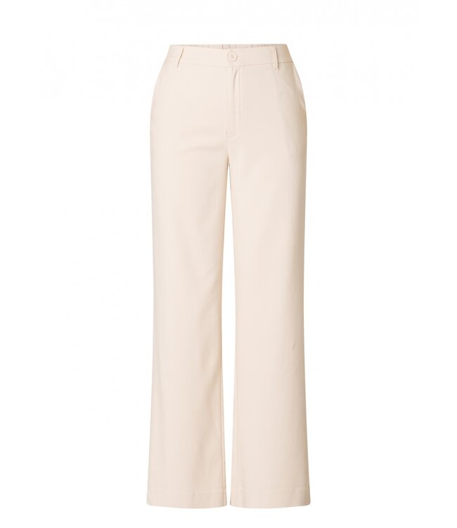 Base Level Curvy Yorinthe Pants Light Beige