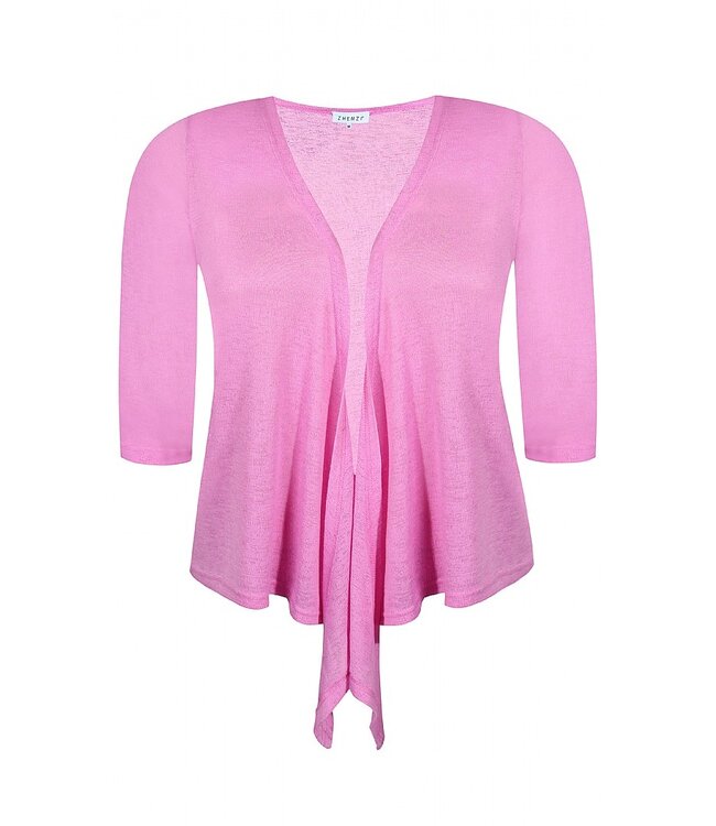 Zhenzi Agar Cardigan Cyclamen Pink