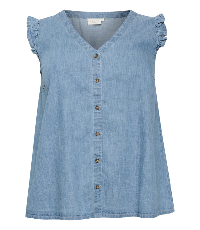 Kaffe Curve Louisa Denim Top