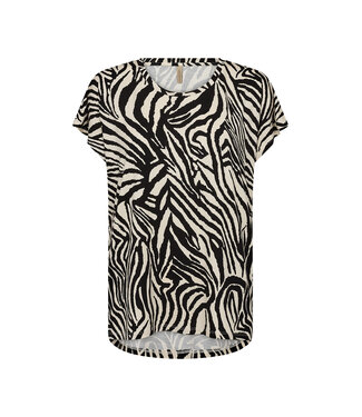 Soya Concept Soya Concept Marica Shirt Black Zebra