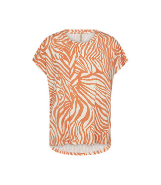 Soya Concept Soya Concept Marica Shirt Orange Zebra