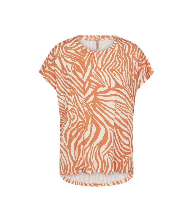 Soya Concept Marica Shirt Orange Zebra
