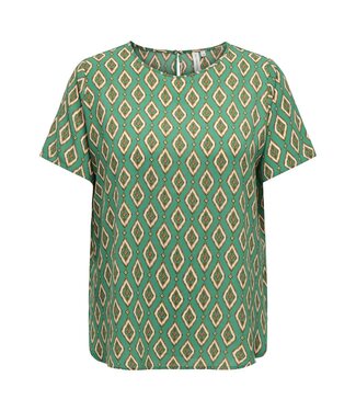 Only Carmakoma Only Carmakoma Green Blouse Top