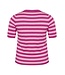 Kaffe Curve Malia Stripe Knit Fuchsia