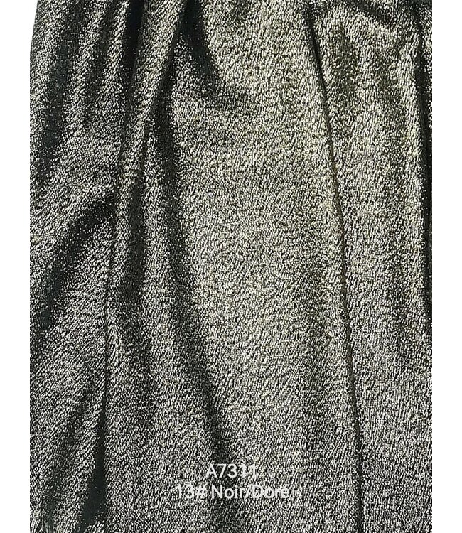 Glitter Scarf Black Gold