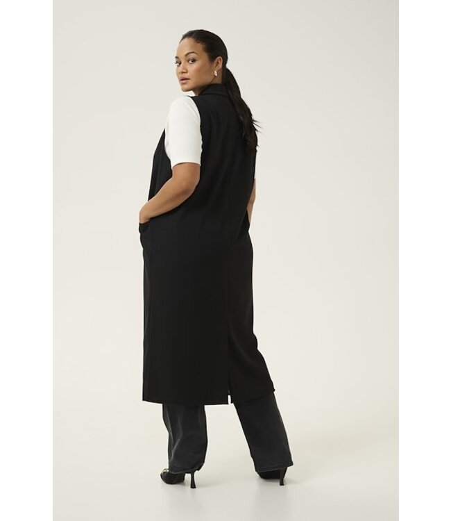 Kaffe Curve Merla Long Waistcoat