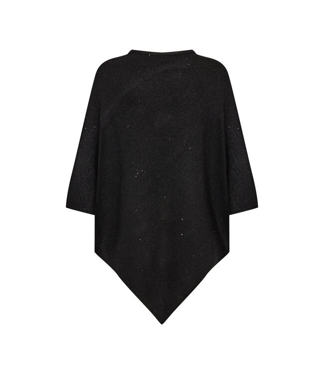 Soya Concept Naga Poncho Black