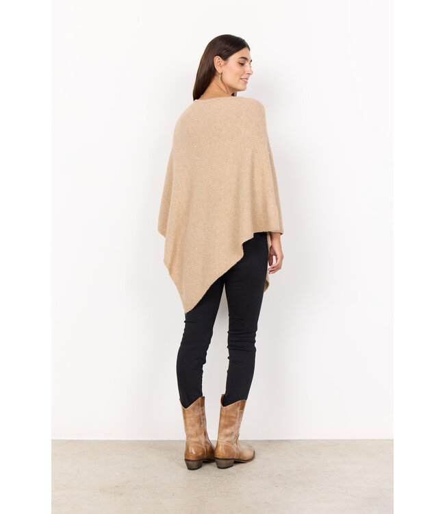Soya Concept Naga Poncho Sand