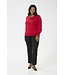 Kaffe Curve Loni Pullover Haute Red