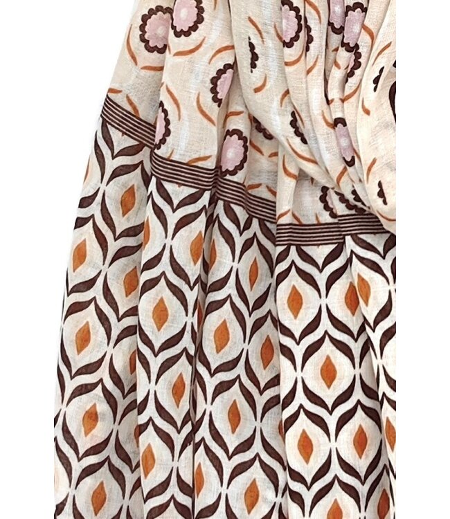 Tassel Scarf Sand Orange