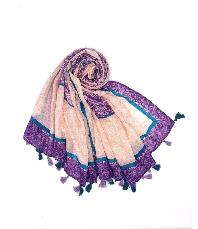 Purple Candy Scarf