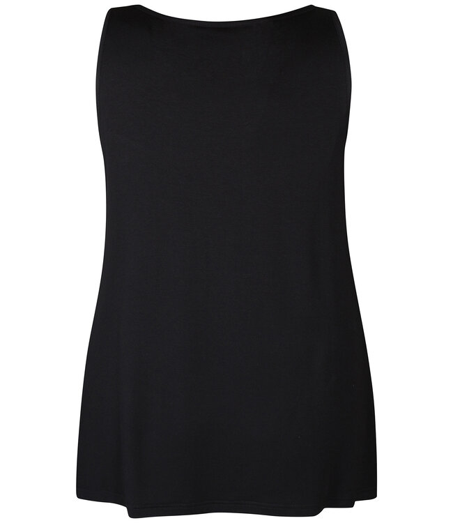 Zhenzi Kurs Black Lace Top