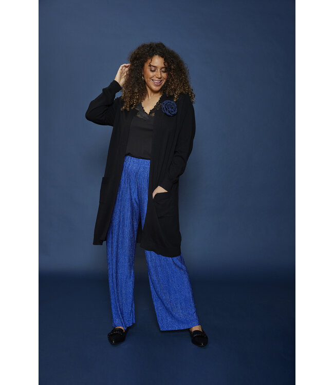 Zhenzi Kurs Black Lace Top