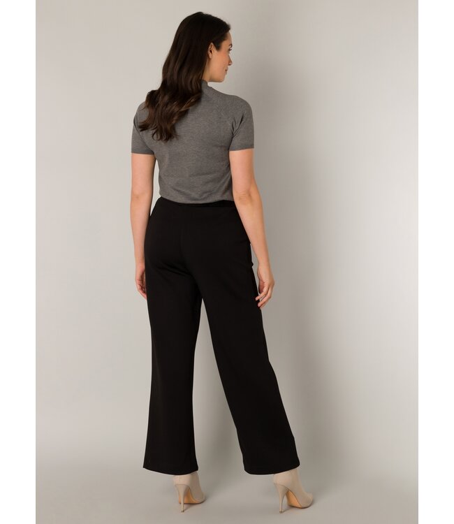 Yest Nanna Knit Top Dark Grey Melange