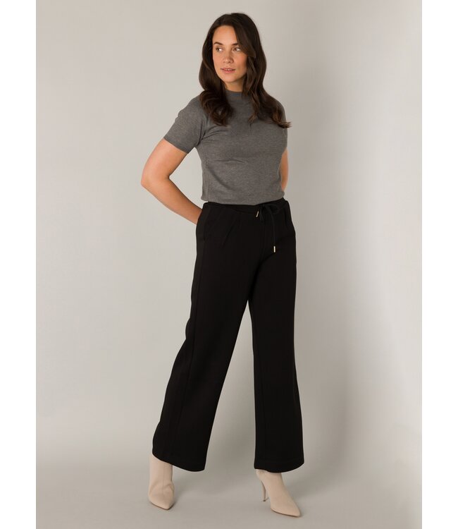 Yest Nanna Knit Top Dark Grey Melange