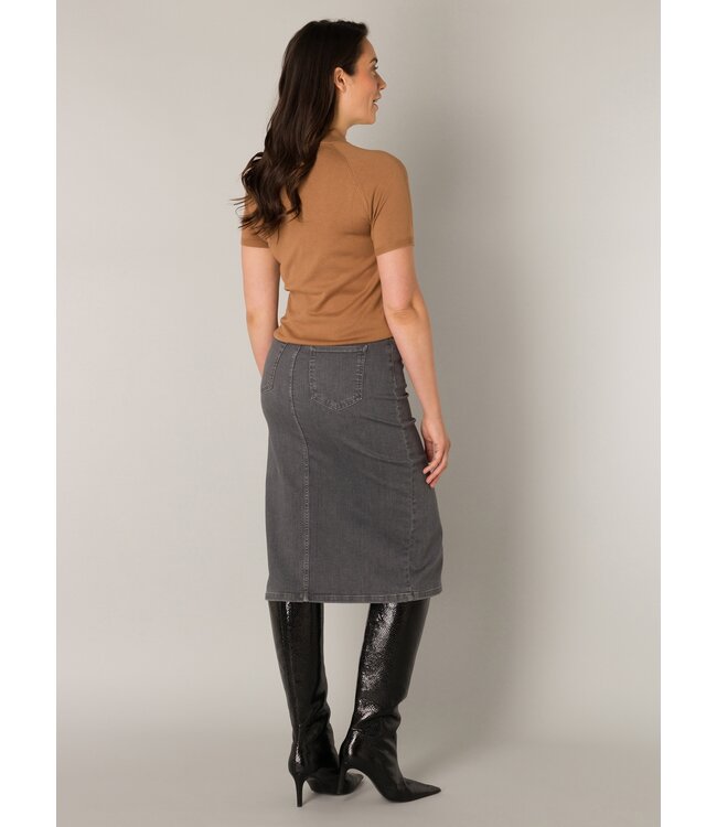 Yest Nanna Knit Top Dark Camel