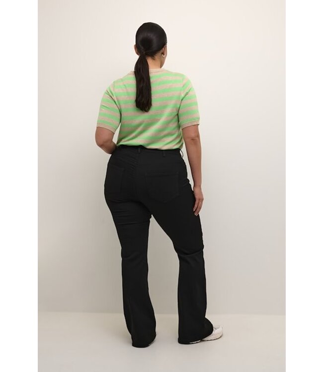 Kaffe Curve Dina Bootcut Jeans Black