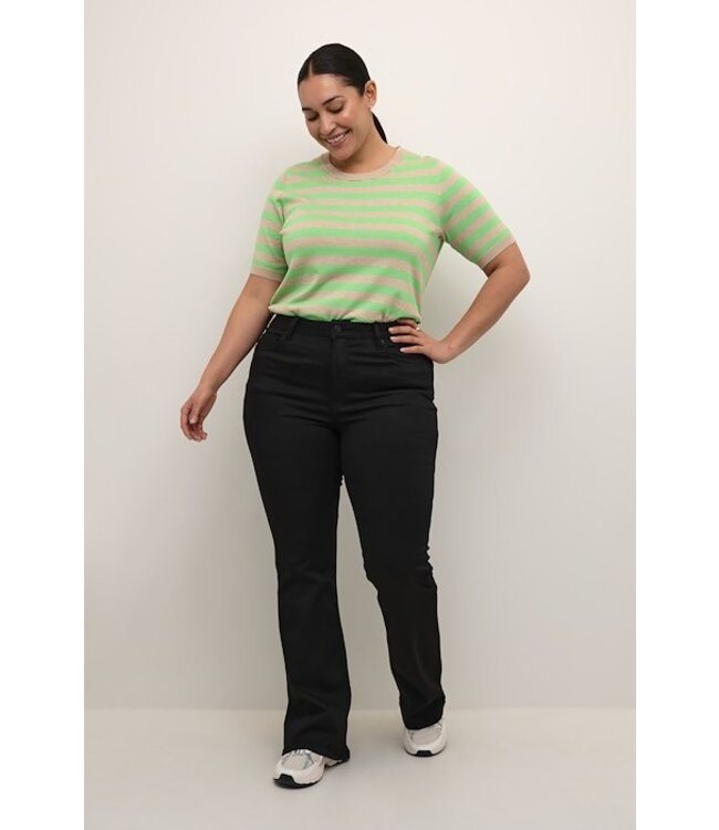 Kaffe Curve Dina Bootcut Jeans Black