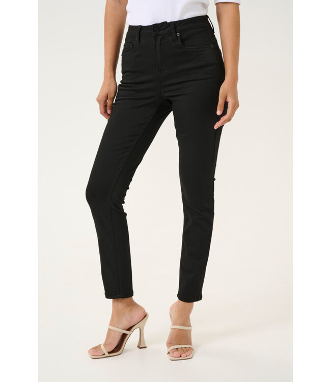 Kaffe Dima High Waist Slim Jeans Black