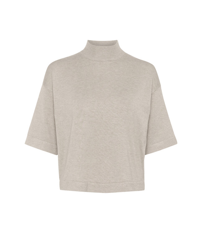 Kaffe Lizza Turtleneck Pullover Feather Gray
