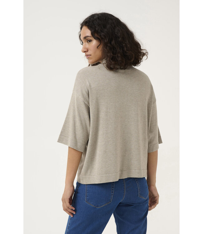 Kaffe Lizza Turtleneck Pullover Feather Gray