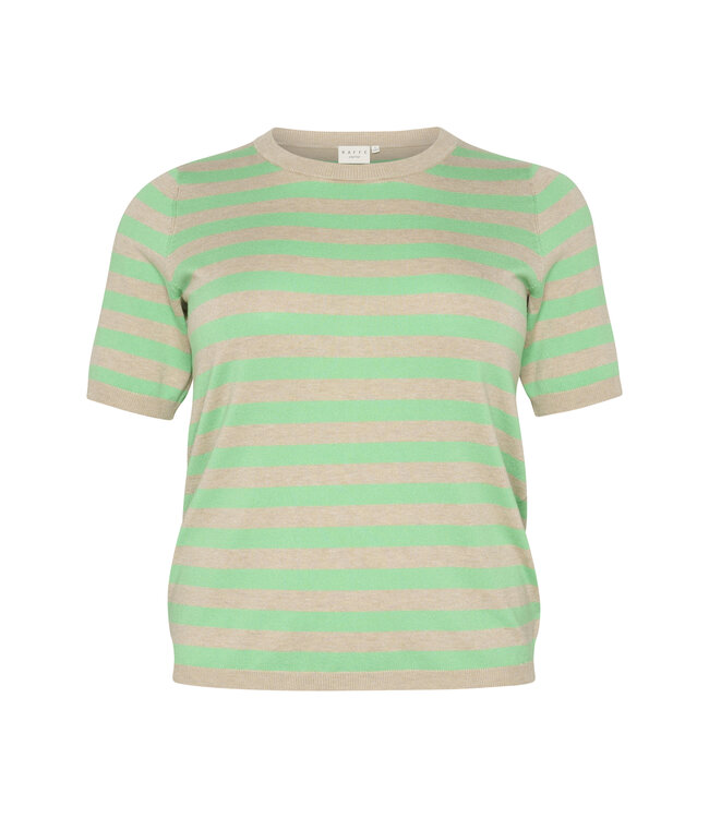 Kaffe Curve Lizzy Striped Pullover Spring Bouquet