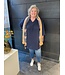 Wasabi Concept Simone Tunic Navy