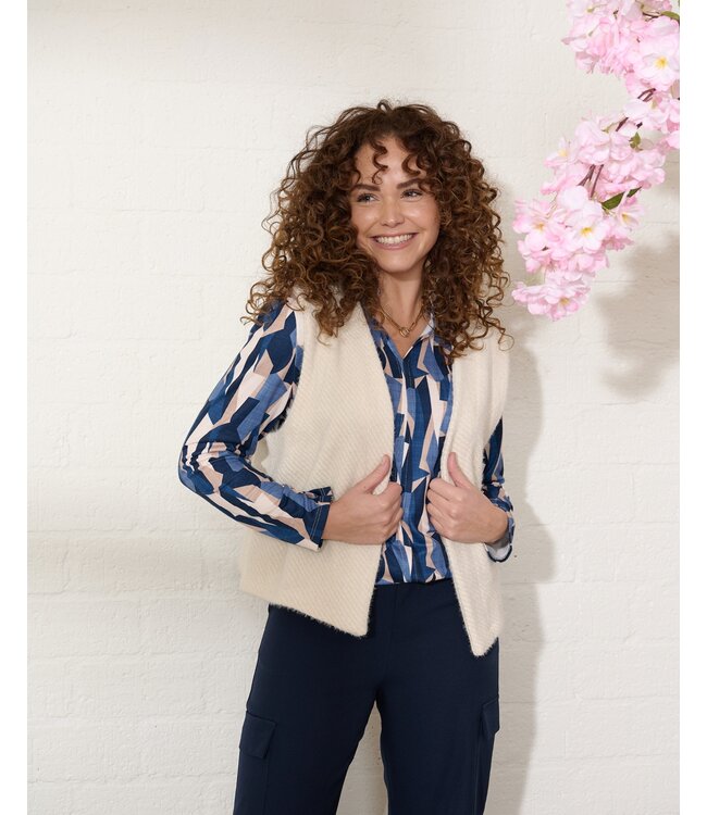 Fos Amsterdam Margriet Gilet Off-White