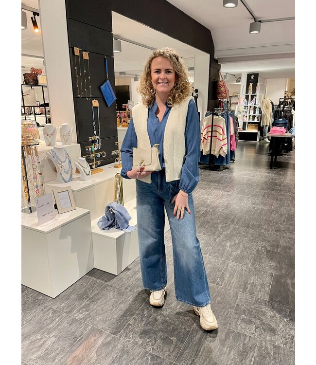 Fos Amsterdam Margriet Gilet Off-White