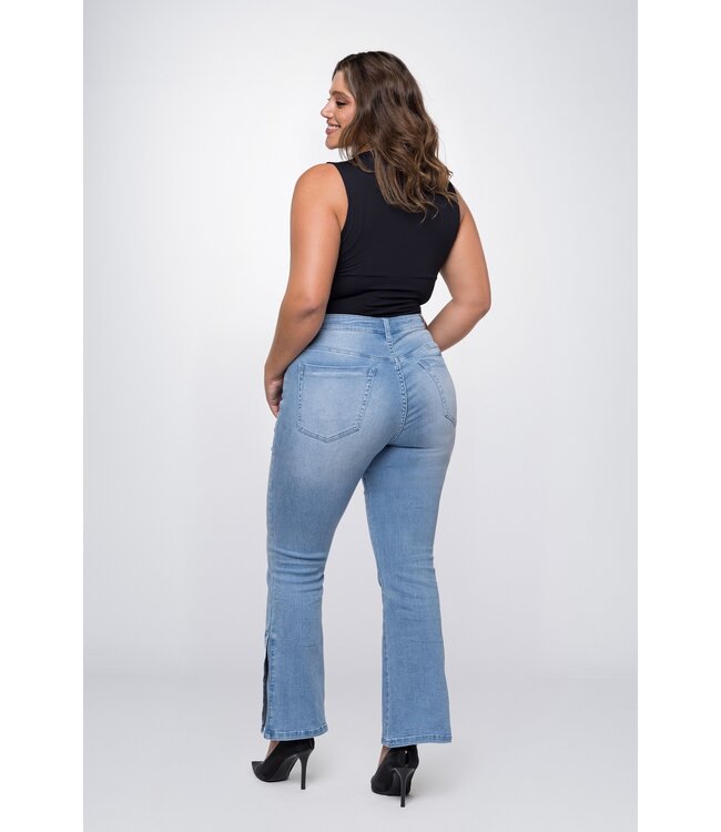 Fox Factor Bobi Split Jeans Fiji Blue
