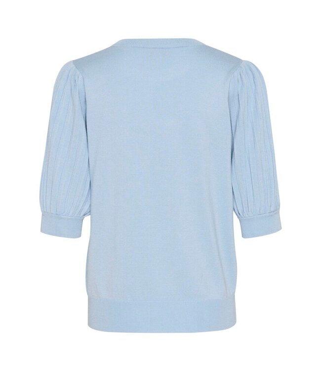 Kaffe Lone 1/2 Sleeve Pullover Soft Chambray