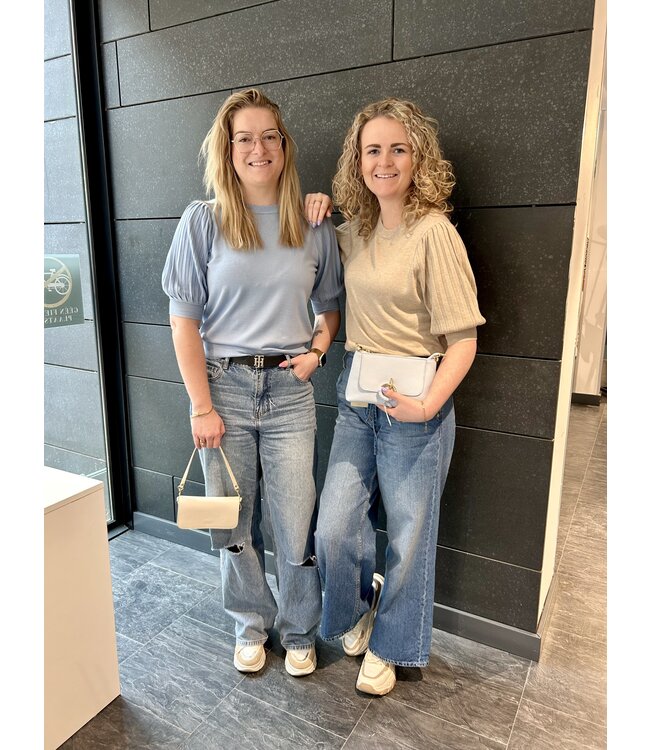 Kaffe Lone 1/2 Sleeve Pullover Soft Chambray