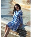 Yofia Janique Dress Cobalt