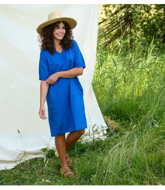 Fos Amsterdam Fos Amsterdam Linde Dress Cobalt